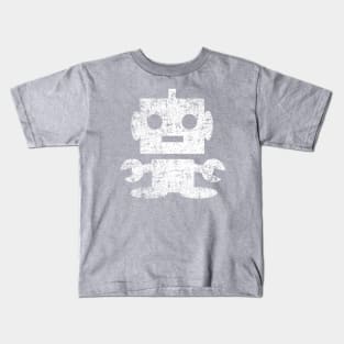 Cute Robot - Distressed Kids T-Shirt